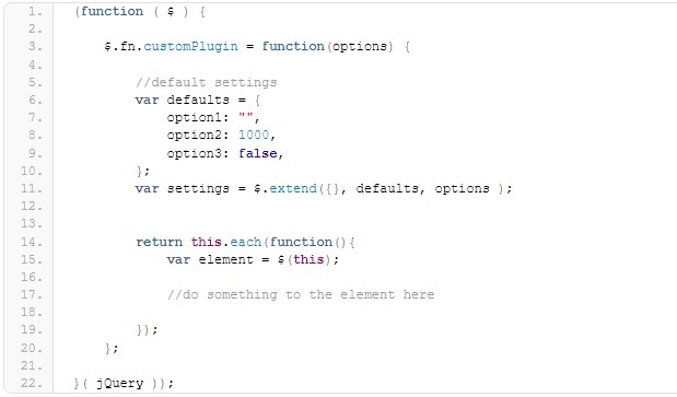 Boilerplate codes